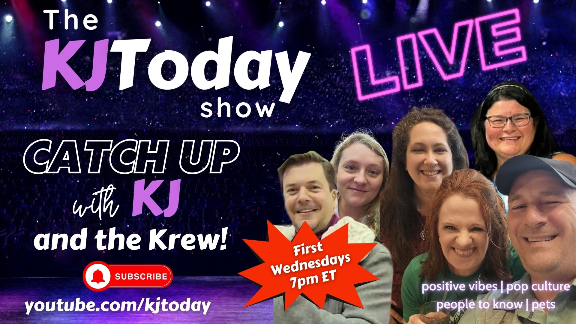 The KJ Today Show Live - First Wednesdays 7pm ET